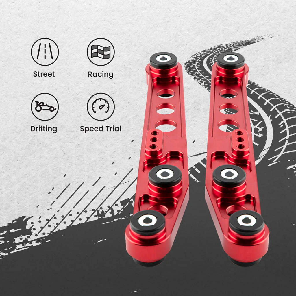 2pcs Rear Lower Control Arm For Honda Civic CRX Del Sol EF 1988-1995 1996 1997